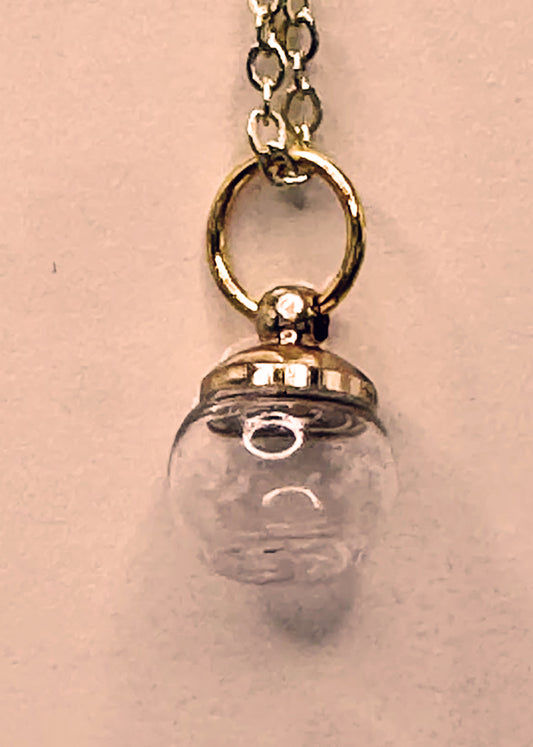 Glass Bauble with Mustard Seed