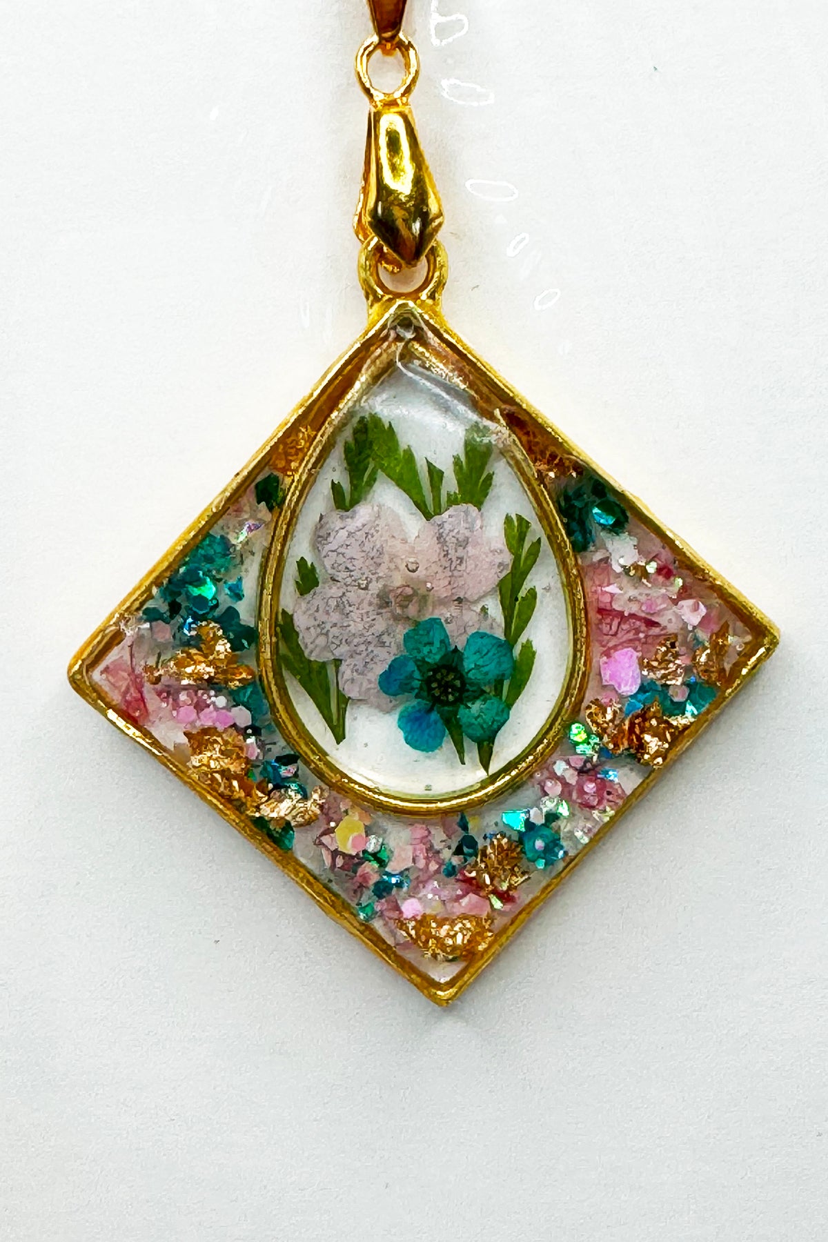 Double "Forget Me Not" Pendant