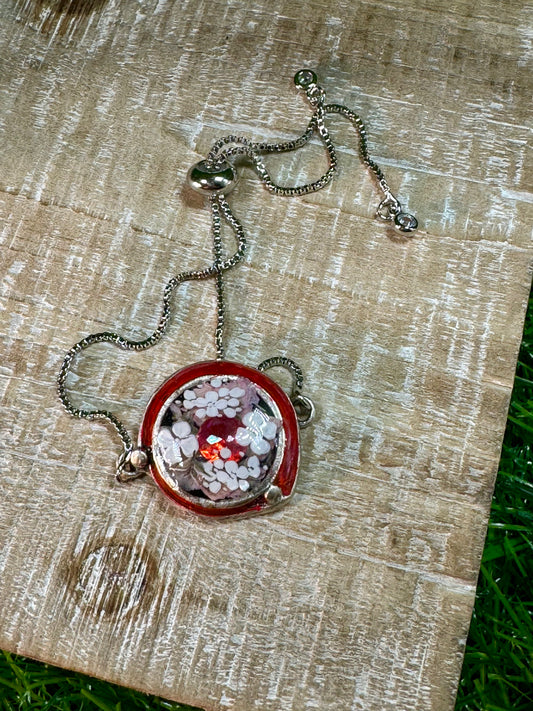 Red Bracelet with Jewel