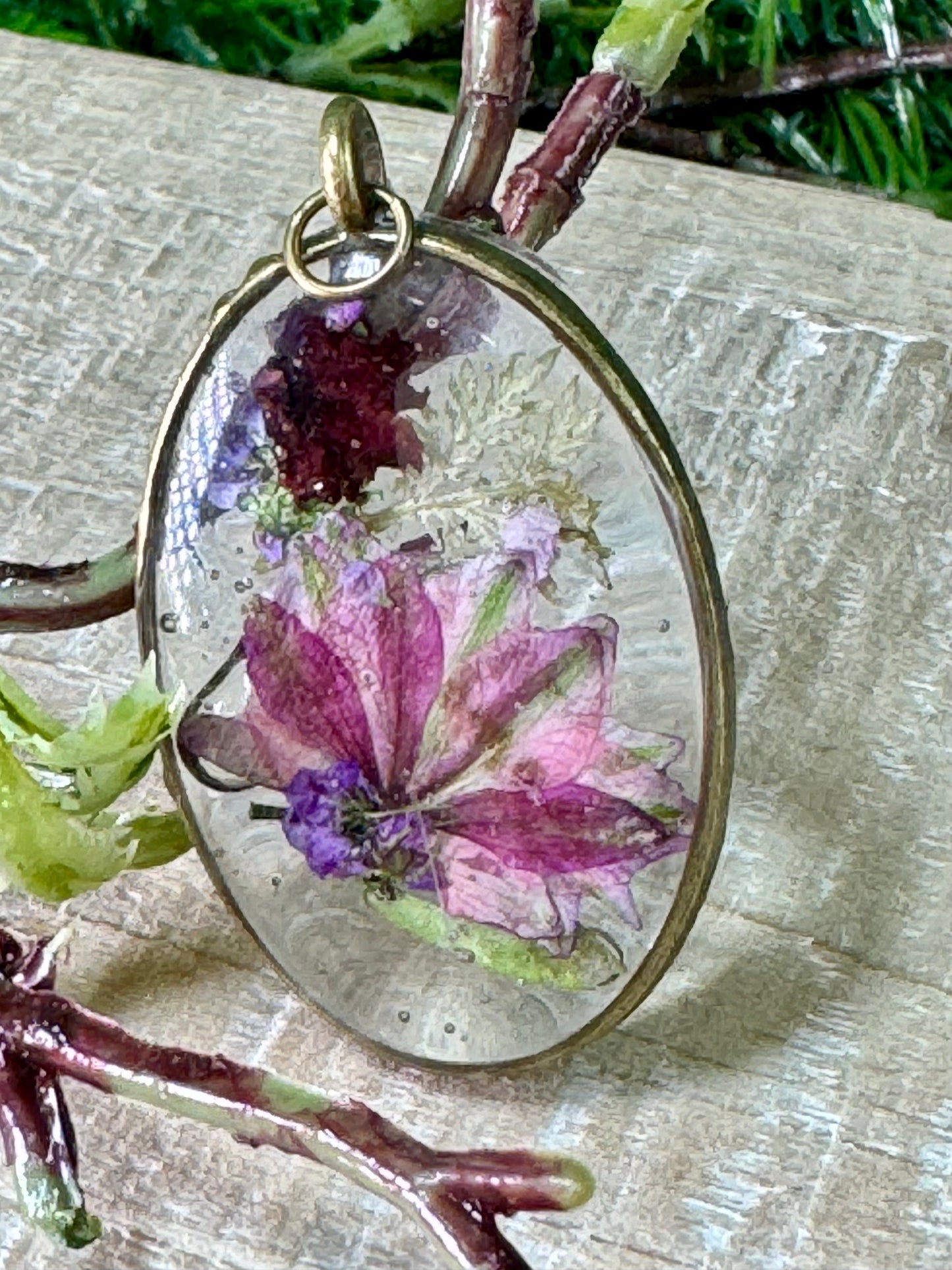 Hydrangea Pendant
