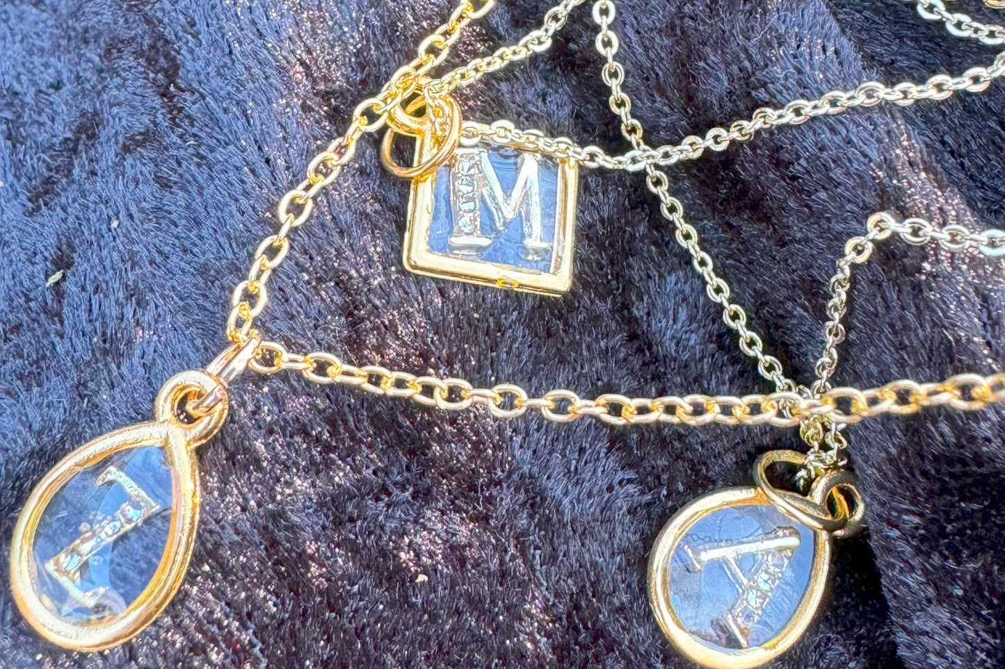 Tiny Alphabet Letters in Resin