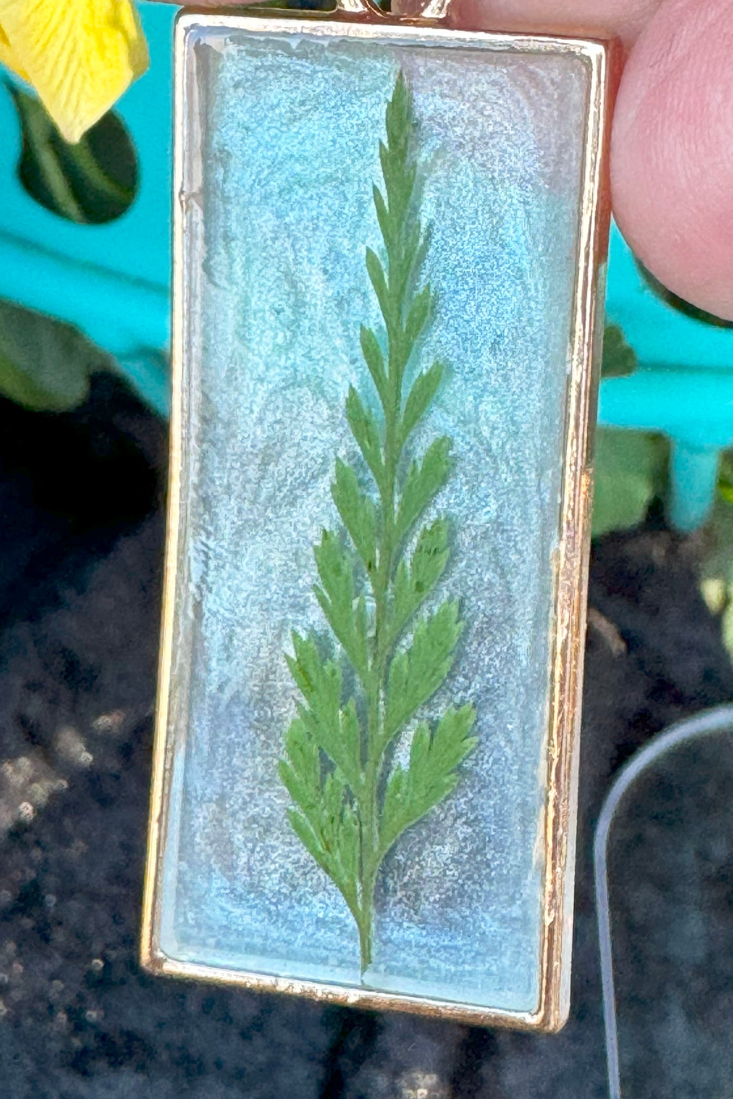 Minimalist Fern Pendant
