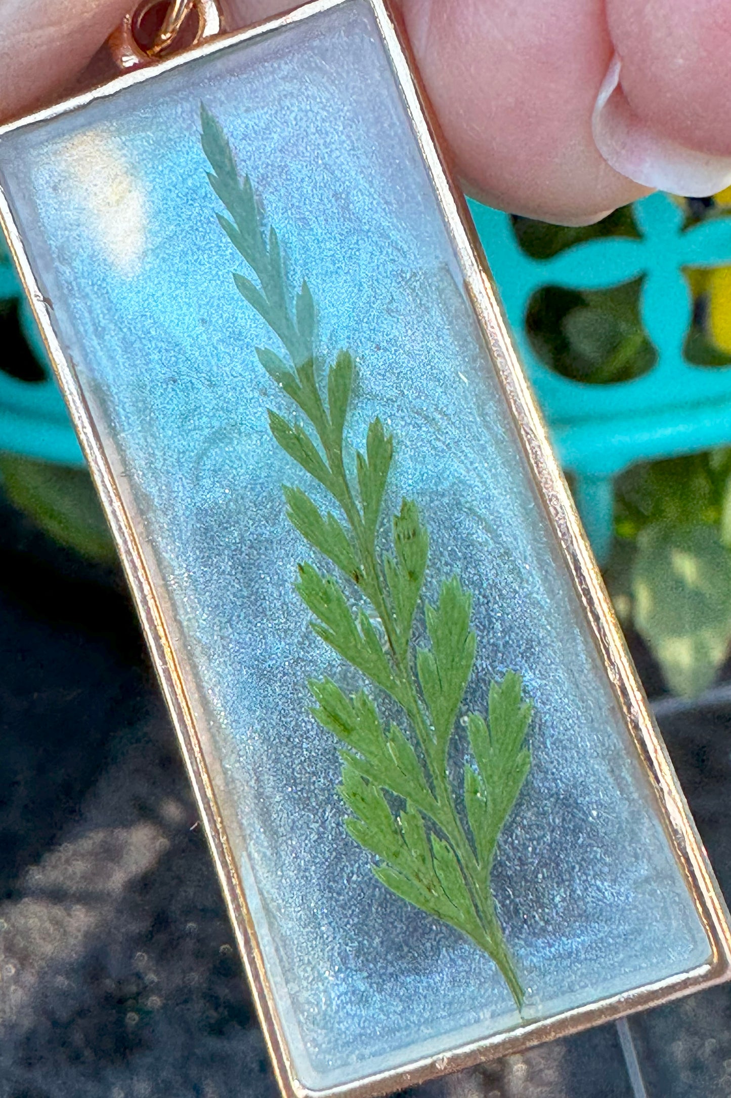 Minimalist Fern Pendant