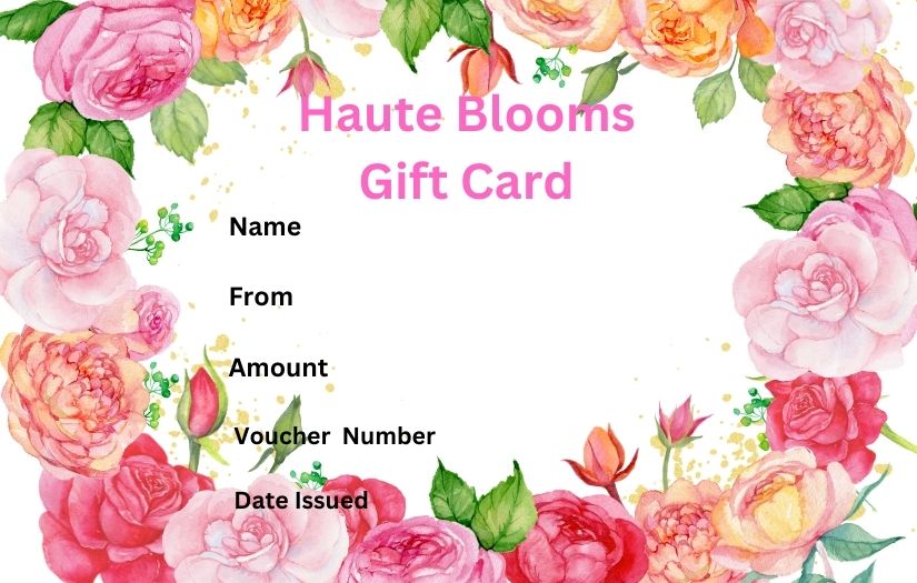Haute Blooms Gift Card