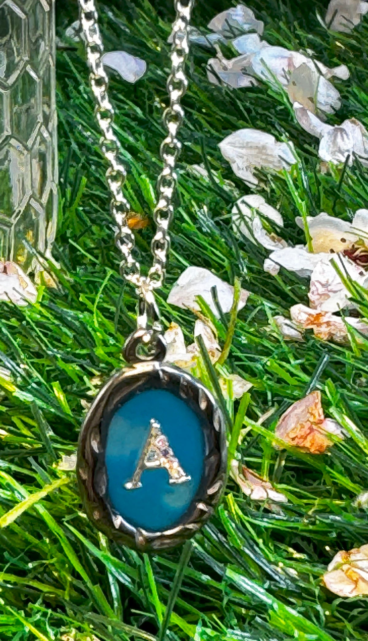 Dainty Tiny Delicate Initial Necklace